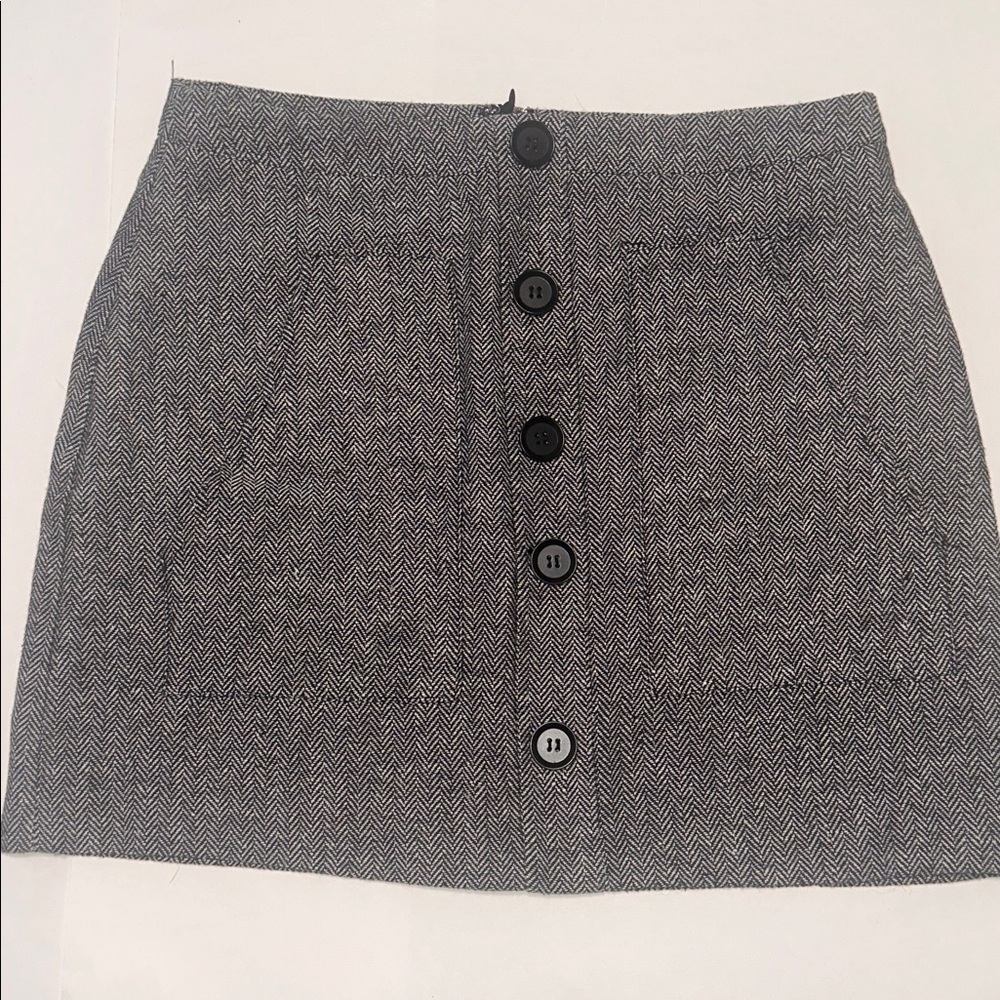 Old money Herringbone/Tweed Papermoon skirt